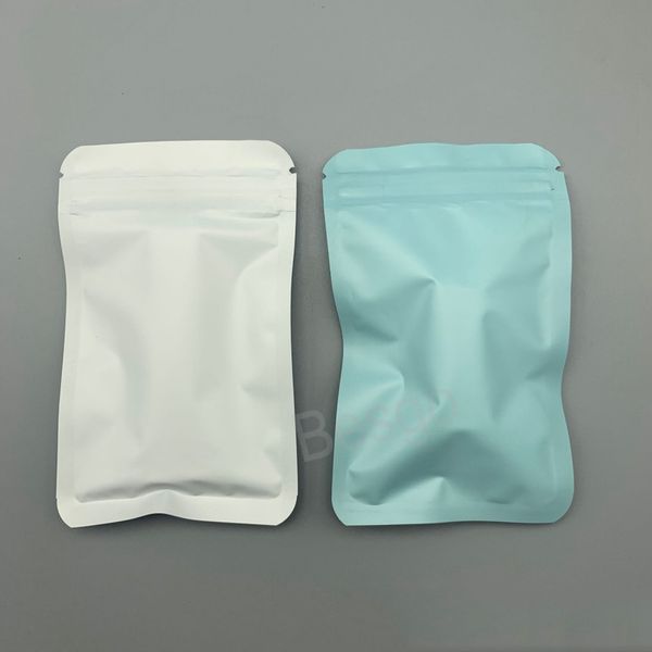 Scrub Bolsa de papel de aluminio con cremallera Bolsa de plástico ecológica reutilizable Bolsas de almacenamiento de alimentos Bolsas de embalaje de especias de té de cocina BH6257 TYJ