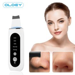 Scrubber Oloey Skin Ultrasonic Scrubber Peeling Blackhead Remover Blackhead Cleaning Deep Face Cleaner Facial Beauty Facial Beauty Cleaner