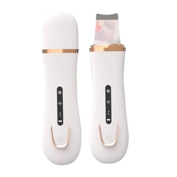 Épurateur rechargeable à ultrasons pour le nettoyage du visage, épurateur de peau, vibration, élimination des points noirs, peeling des pores du visage, machine à ultrasons