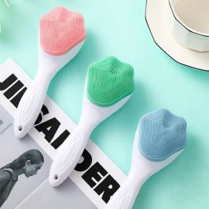 Époux 1PC Cat Claw Shape Manual Facial Nettoying Brussage Gentle Soft Face Wash Brosse Pruirie de silicone Silicone exfoliator
