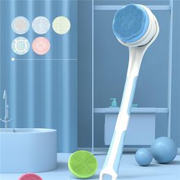 Époux 5 en 1 brosse de corps de bain de bain en silicone électrique automatique Automatique Brosse de massage du corps arrière enlevant l'outil de spa de peau exfoliant la peau de gommage