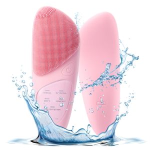 Époux 5 modes en silicone en silicone nettoyage nettoyant pour visage visage propre dispositif masseur facial vibration de la brosse de visage nettoyage des pores profonds