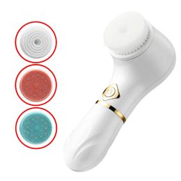 Scrubbers gezichtsreiniging spin borstel waterdichte elektrische gezicht scrubber diepe reiniging huid peeling make -up remover gezicht spa massager