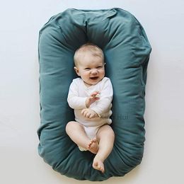 Scrubbers Draagbare Baby Nest Meisjes Jongens Baby Pasgeboren Baby Lounger Katoen Stof Wieg Peuter Bed Babykamer Reiswieg Co Sleeper Bed