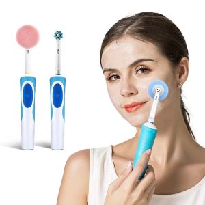 Époubères Séprot en silicone pour le visage Spin Brushes Facial Nettoyage Brosse Remplacement Compatible avec Bases de brosse à dents belower