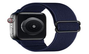 Scrunchie -band voor Apple Watch Band 42mm 44 mm 45 mm Elastische nylon solo -lus Bracelet Iwatch Series 3 4 5 6 SE 79097364