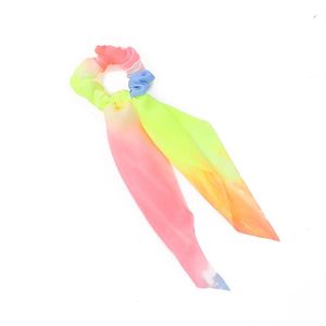 Scrunchie Tie-dye Baby Diadema Scrunchy Hairband Girls Moda Elástico Head Wraps Maquillaje Headwear Niños Accesorios para el cabello Boutique Turbante Diademas RRE15240