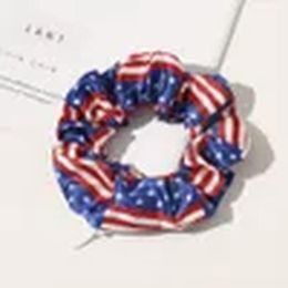 Scrunchies Rits Regenboog Paardenstaart Haarhouder Gestreepte Ster Laser Hoofdband USA Vlag Haarbanden Touwen Haarbanden Vrouwen ZZ