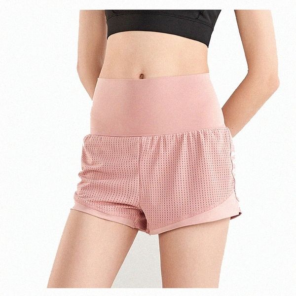 SCUBA Nuevas mujeres Milmo de fresa la cintura elástica malla pantalones pantalones de yoga pantalones de yoga de bolsillo que se extiende por ropa interior sin aliento