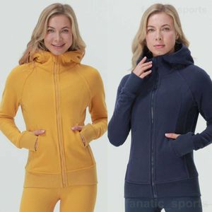 Plongée Femmes Veste Décontractée À Capuche Yoga Full Zip Jogging Vestes À Capuche Taille Haute Fitness À Capuche Manteau Mince Exercice Sweats En Plein Air