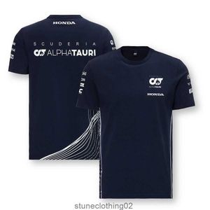 Scuderia Alpha Tauri Tshirt Polo Yuki Tsunoda Pierre Gasly2023 Formule 1 Voiture Fan Vêtements Polyester7KJ2