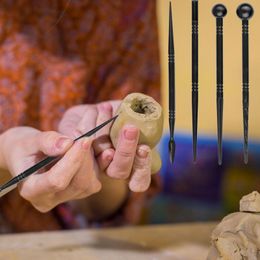 Outil de sculpture kit de stylo de stylo modélisation en polymère en argile outils de sculpture parsèlement stylet de balle poterie en céramique en céramique indentation