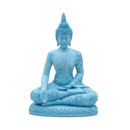 Sculptures 20 cm résine Bouddha Effet de pierre jardin extérieur statue intérieure ornement thaïlandais