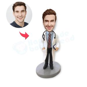 Sculptures Custom bobblehead, docteur personnalisé Docteur Bobble Head Gifts basé sur vos photos, 3D Figurine Maker Sculpture Dolls