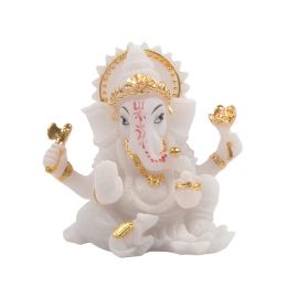 Esculturas Dios hindú Señor Ganesha Ídolo Estatua Elefante Indio Buda Ganesha Escultura India Hogar Pooja Diwali Éxito Bendición Decoración