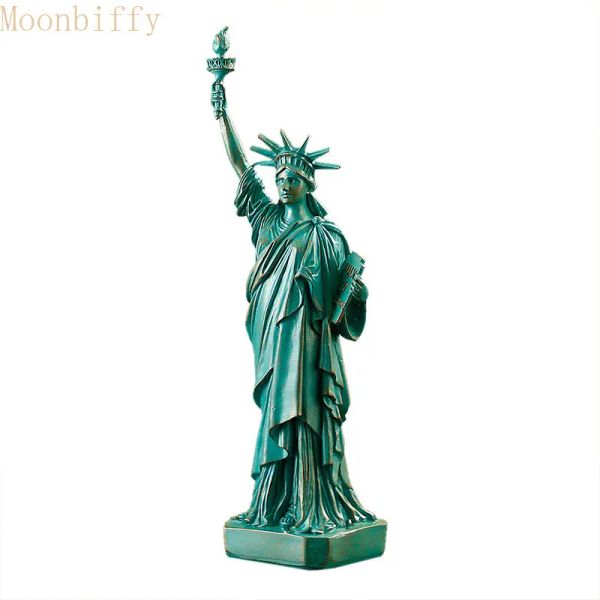 Sculptures Moderne Simple Résine Statue de la Liberté Nordique Ornements Abstraits pour Figurines Sculpture Intérieure Salon Décor À La Maison