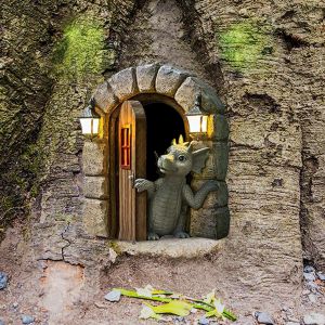 Sculpturen Nieuwe Stijl Dinosaurus Klimraam Ambachten Hars Standbeeld Tuin Draak Binnenplaats Sculptuur Tuinieren Wall Art Home Decorations