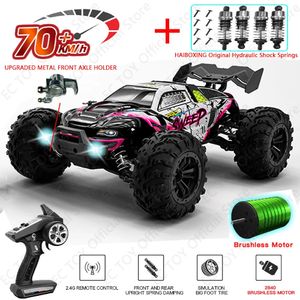 SCY 16101PRO 1 16 70KMH ou 50KMH 4WD RC voiture télécommande haute vitesse dérive monstre camion pour enfants vs Wltoys 144001 jouets 240106