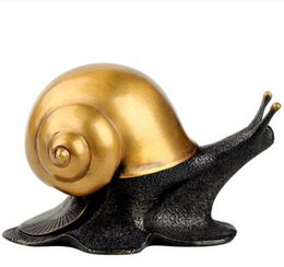 SCY 330+++Brass ornaments office accessories Home Furnishing snail Wang academic business gifts small pieces