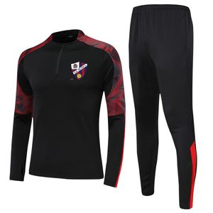 SD Huesca enfants taille 4XS à 2XL loisirs survêtements ensembles hommes sports de plein air costumes maison Kits vestes pantalon vêtement de sport