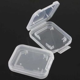 SD Memory Transparant Card Case Memory-Card Boxes Plastic Retail Pakket Boxt-Flash TF-Card Packing Storage Cases-TF- S