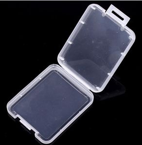 SD XD TF MMC Memory Card Holder CF -kaarten Beveiliging Container Plastic Transparante opbergdoos Juwelier Case9991426