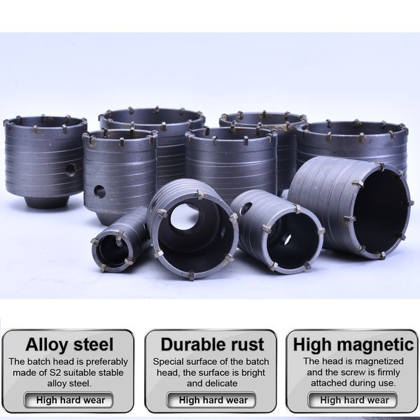 SDS Plus 30-125 mm Bit de forage de noyau hex