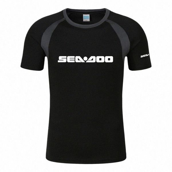 Sea Doo Seadoo Moto imprimé Fi hommes T-shirt été T-shirt Cott Raglan manches courtes col rond Streetwear T-shirt hauts P3N8 #