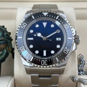 zee Herenhorloge 44MM uurwerk horloges van hoge kwaliteit diepblauwe wijzerplaat Saffier roestvrij staal waterdicht met verstelgesp klassiek luxe zakenhorloge U1