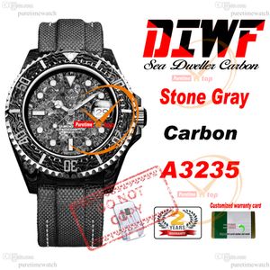 SEA DWELLER Ocean Stone Gray Gris A3235 Automatic Homme Watch 43mm Diwf V3 Gris White Dow