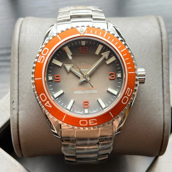 Sea master 215.30.46.21.06.0001 AAA 3A qualité ULTRA DEEP 6000 45.5mm montres pour hommes mouvement mécanique automatique hommes avec boîte-cadeau cristal saphir A01