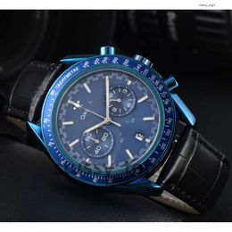 Sea Master 75th Summer Blue 220.10.41.21.03.0005 AAA Relojes 41 mm Men Sapphire Glass 007 con caja Mechaincal automática Jason007 Mira 05 OMG Watch Moon B1B