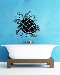 Autocollant mural animal mer océan, grande tortue, sparadrap muraux, décoration pour la maison, famille, crèche 6610042