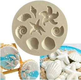 Sea Ocean Dieren Serie Cake Molds Siliconen Chocolade schimmel Fondant Cakes Bakvormen Siliconenvorm voor Jelly Candy Silicon Bakeware 122388