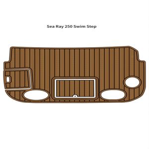 Sea Ray 250 Tapis de sol pour plate-forme de bain en mousse EVA Faux teck Deck Flooring