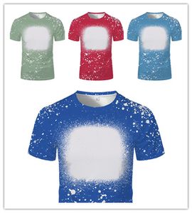 SEA SHIP T-shirt blanchi par sublimation T-shirts blancs vierges avec 22 couleurs différentes 100% fibre de polyester mat