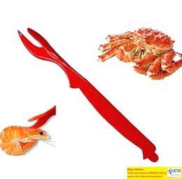 Galletas de mariscos, selecciones de langosta, herramientas, cangrejo, gambas, camarones, abridor fácil, cuchillo desgranador de mariscos Sep01