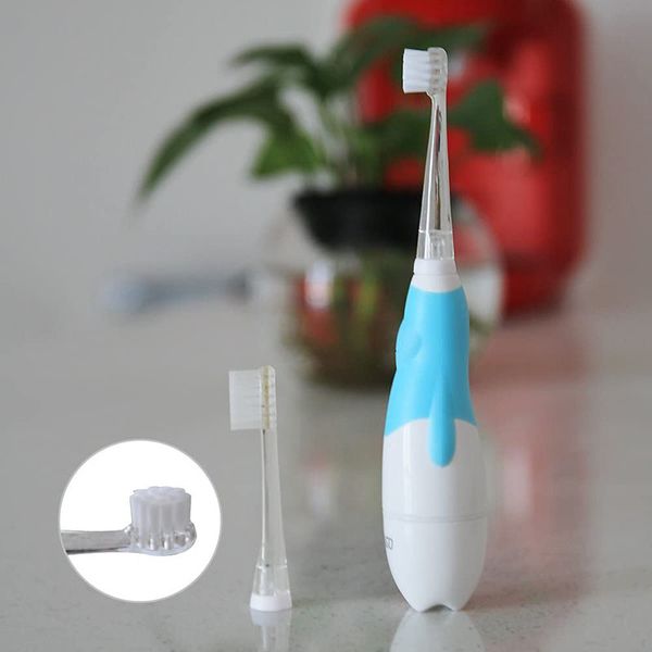 Seago Children Sonic Electric Dooth Battery potencia LED LED Temporizador inteligente IPX7 IPX7 Reemplazable DuPont Brush Head SG513