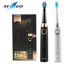 Seago elektrische tandenborstel oplaadbare elektronische tandenborstel Automatische tandenborstel Dentalzorg Volwassen elektrische tanden Borstel C181115019837503182