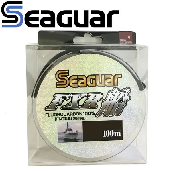 SEAGUAR FXR BOAT ligne de pêche originale 6LB-12LB 100% lignes de pêche en fluorocarbone 100M 240108