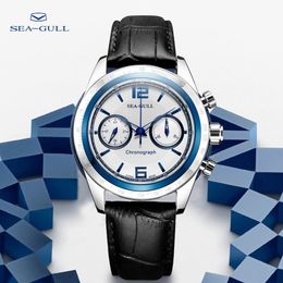 Horloges Seagull 2021 Heren Mechanische Handleiding Multifunctionele Sports Chronograaf Business Casual Sapphire 219.311