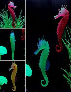 Seahorse aquarium ornament gloeiende vissentank decor zeepaard hippocampal6312736