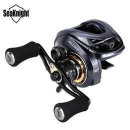 Carrete de pesca SeaKnight marca FALCAN III serie Baitcasting 73 1 81 1 ultraligero 180g MAX potencia de Arrastre 15LB carrete de pesca de fundición larga 240127