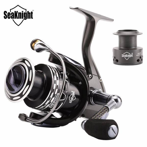 SeaKnight GA 5,1: 1 carrete de pesca giratorio 2000/3000/4000 13BB rueda giratoria + 1 pieza carrete de repuesto señuelo de agua dulce aparejos de pesca