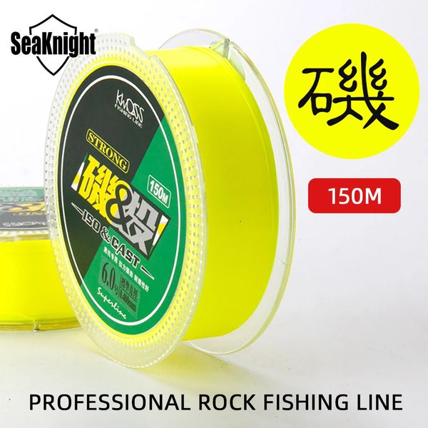 SeaKnight KWDISS línea de pesca en roca profesional COMPLETA 150 M suave fuerte línea de pesca de nailon semiflotante aparejos de agua salada 240108