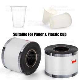 Sceners 9095 tasse de lait de scellant film Casse de scellant film Bubble Boba Tea Film de scellage Impression de matériau sain pour tasses en plastique