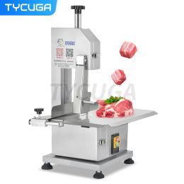 Selladores Máquina de aserración de huesos eléctricos Automáticos de 850 W carne congelada/escritorio de huesos Cortero comercial Cortero/pescado/cerdo/costillas de carne de res