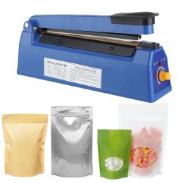 Scellers Machine de scellage de chaleur électrique Frappeur à chaleur rapide Sceller à main Appuyez sous vide aliments Plastique sac Bobo Ballons Impulsion Sceller Emballage Machine