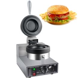 Scelers Electric Ice Cream Waffle Machine Commercial Ufo Burger Grill Gelato Panini Press Making Machines Burger Commercial Snacks 110V