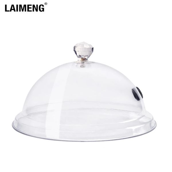 Sceners Laimeng Plastic Fumer Infuseur Cloche Dome Cover 8 10 12 pouces Accessoire spécialisé pour les plaques de pistolet Smoker Bols S270